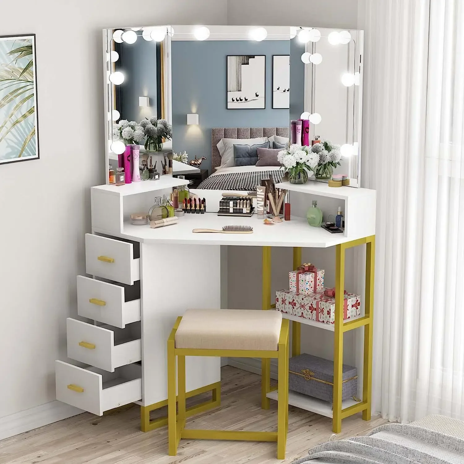 Косметический набор с зеркалом – обзор и цена Beauty Makeup Vanity Set
